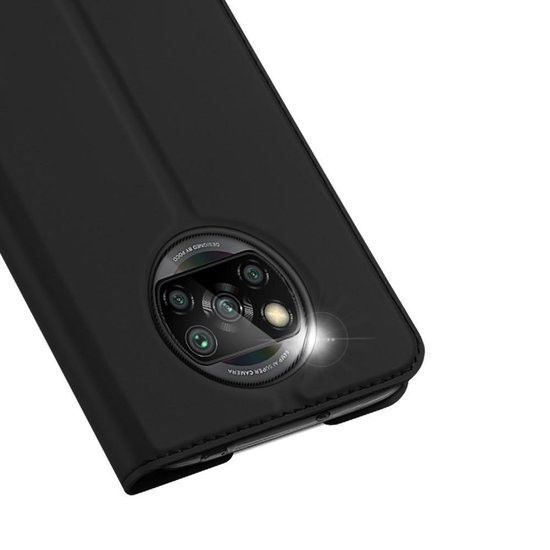 Dux Ducis Skin Pro Series Xiaomi Poco X3 / X3 Pro Hoesje Wallet Zwart afbeelding 7