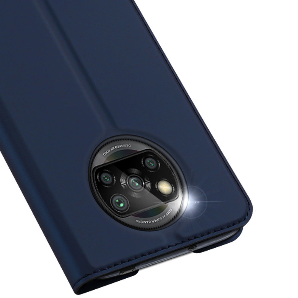 Dux Ducis Skin Pro Series Xiaomi Poco X3 / X3 Pro Hoesje Wallet Blauw afbeelding 8