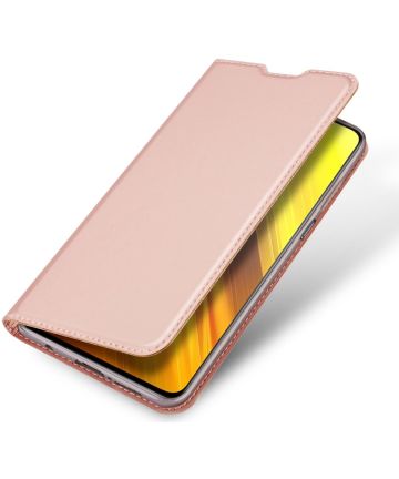 Dux Ducis Skin Pro Series Xiaomi Poco X3 / X3 Pro Hoesje Wallet Roze Hoesjes