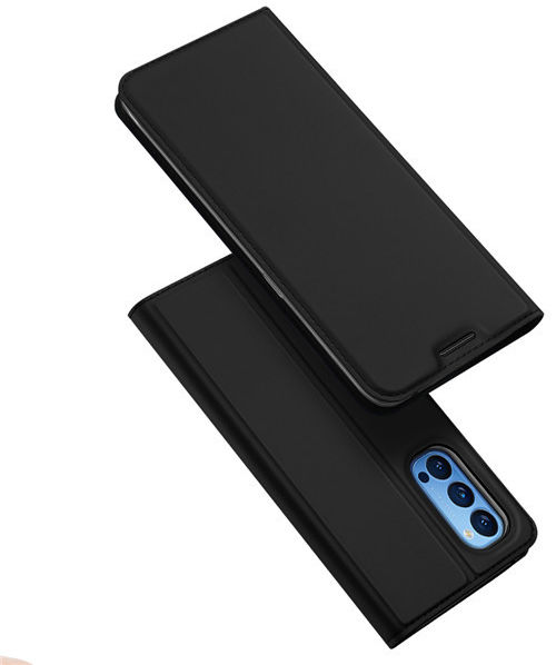 Dux Ducis Skin Pro Series Oppo Reno 4 5G Hoesje Wallet Zwart afbeelding 1