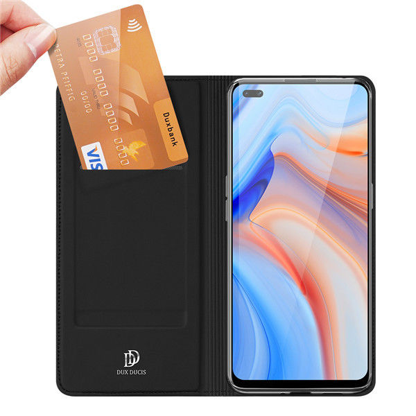 Dux Ducis Skin Pro Series Oppo Reno 4 5G Hoesje Wallet Zwart afbeelding 5