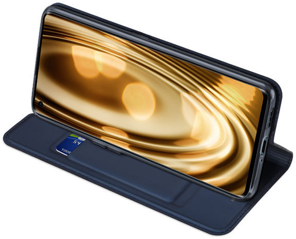 Dux Ducis Skin Pro Series Oppo Reno 4 5G Hoesje Wallet Blauw afbeelding 2