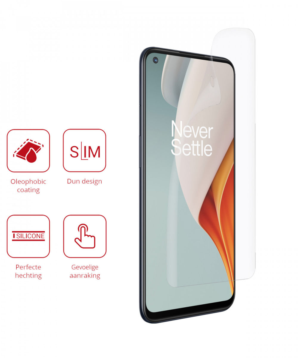 Rosso OnePlus Nord N100 Ultra Clear Screen Protector Duo Pack afbeelding 2