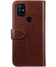 Rosso Element OnePlus Nord N10 Hoesje Book Cover Wallet Case Bruin