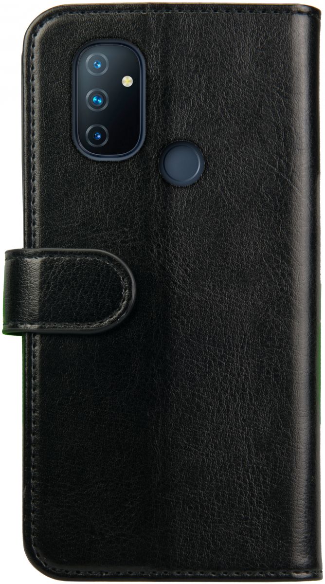 Rosso Element OnePlus Nord N100 Hoesje Book Cover Wallet Case Zwart afbeelding 2