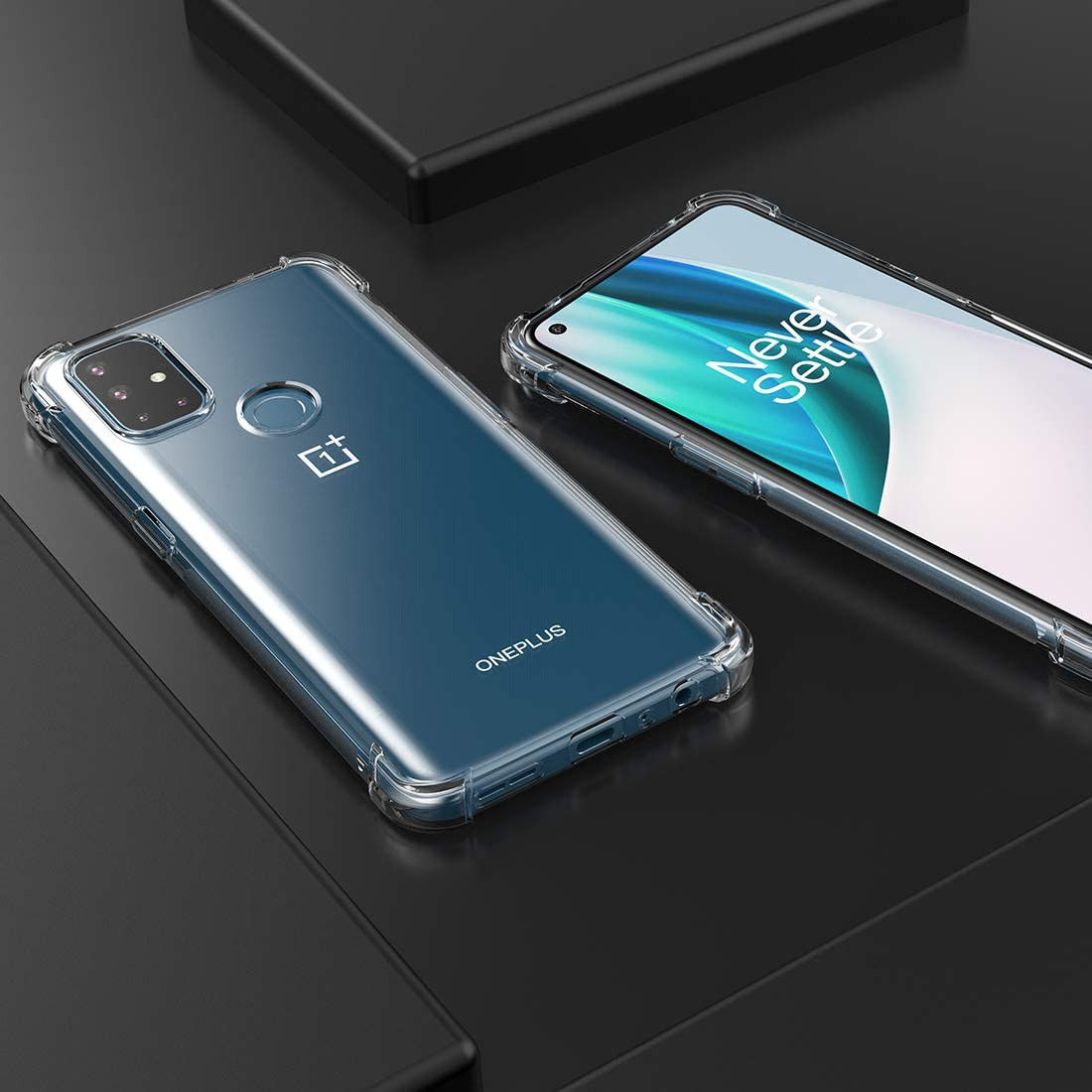OnePlus Nord N10 Hoesje TPU Schokbestendig Transparant afbeelding 11