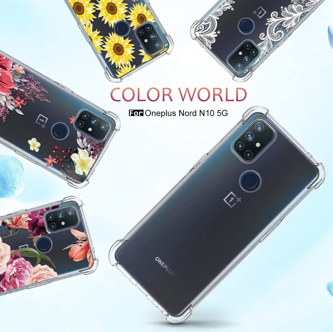 OnePlus Nord N10 Hoesje TPU Schokbestendig Transparant afbeelding 17