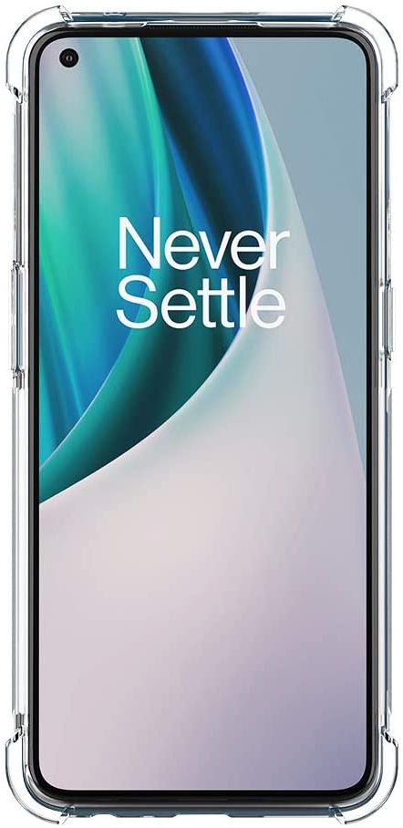 OnePlus Nord N10 Hoesje TPU Schokbestendig Transparant afbeelding 4