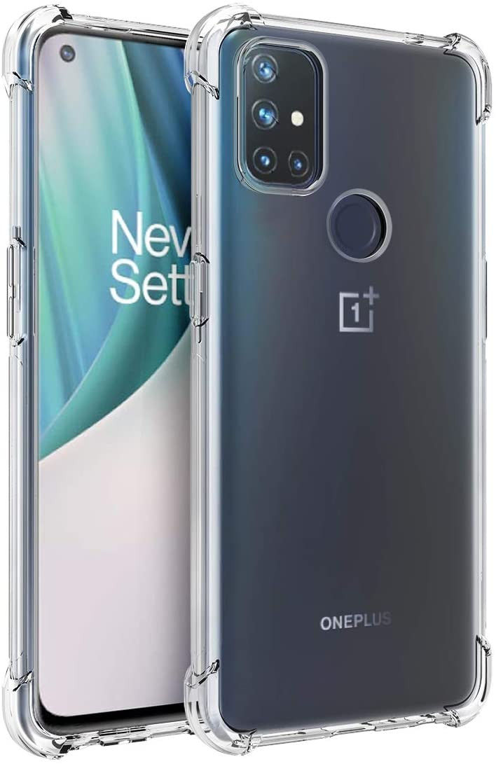 OnePlus Nord N10 Hoesje TPU Schokbestendig Transparant afbeelding 1