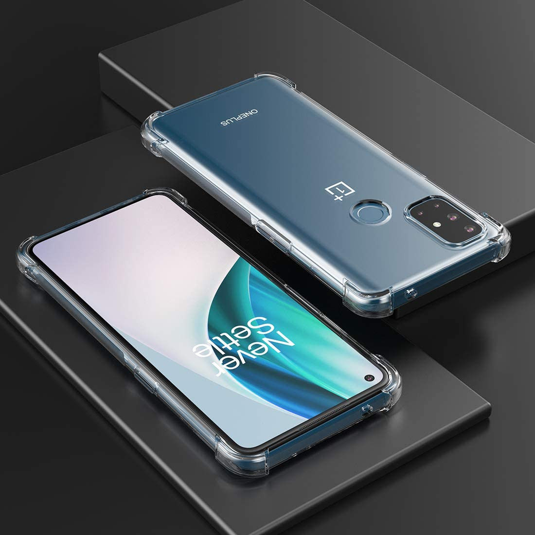 OnePlus Nord N10 Hoesje TPU Schokbestendig Transparant afbeelding 10