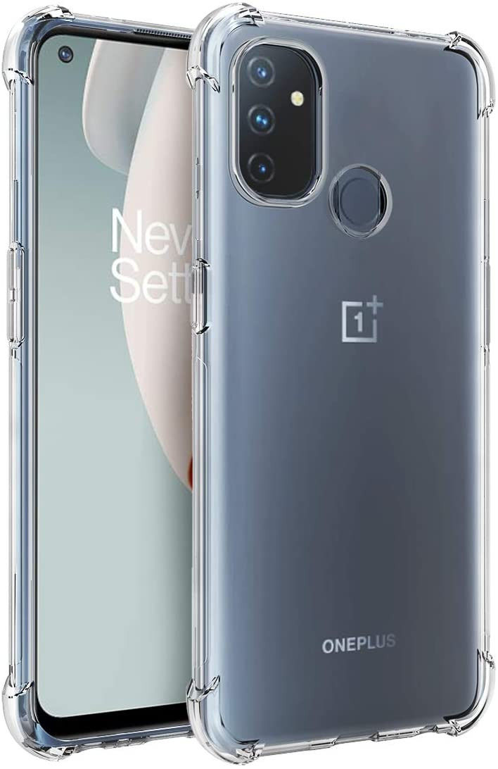 OnePlus Nord N100 Hoesje TPU Schokbestendig Transparant afbeelding 1