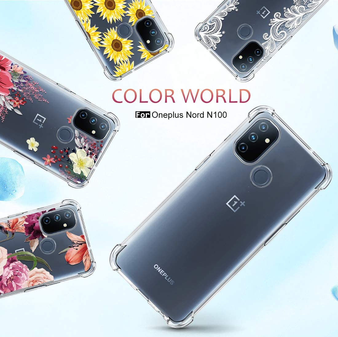 OnePlus Nord N100 Hoesje TPU Schokbestendig Transparant afbeelding 15