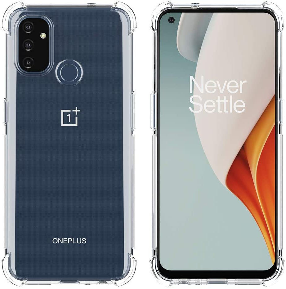 OnePlus Nord N100 Hoesje TPU Schokbestendig Transparant afbeelding 4