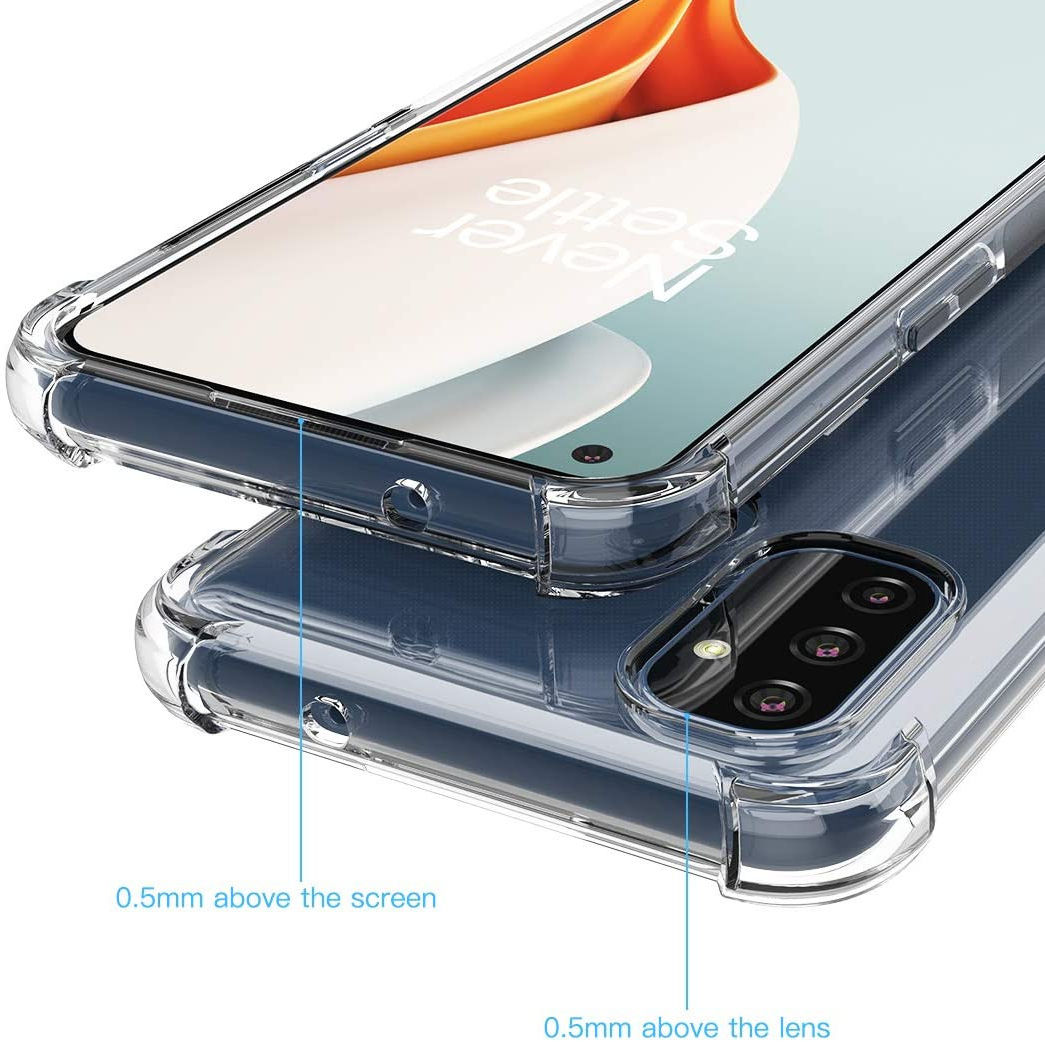 OnePlus Nord N100 Hoesje TPU Schokbestendig Transparant afbeelding 6