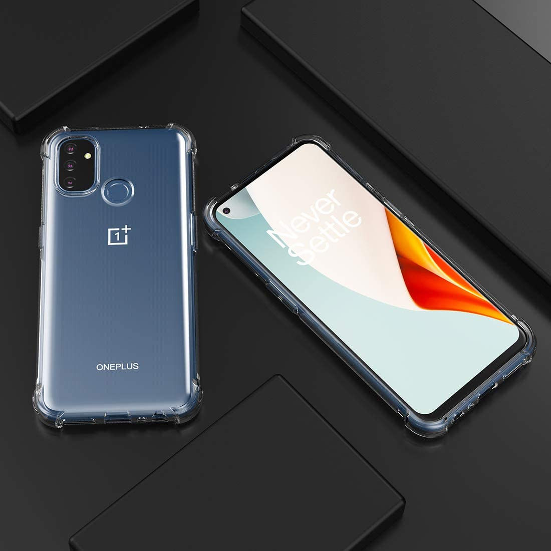 OnePlus Nord N100 Hoesje TPU Schokbestendig Transparant afbeelding 9