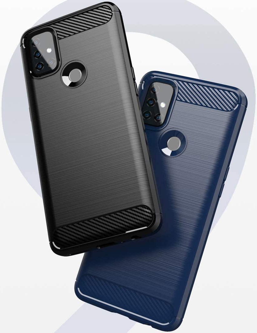 OnePlus Nord N10 Hoesje Geborsteld TPU Flexibele Back Cover Zwart afbeelding 7