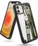 Ringke Fusion X Design Apple iPhone 12 / 12 Pro Hoesje Ticket Band