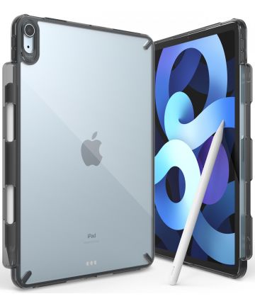 Ringke Fusion Apple iPad Air 2020 Hoes Transparant Zwart Hoesjes
