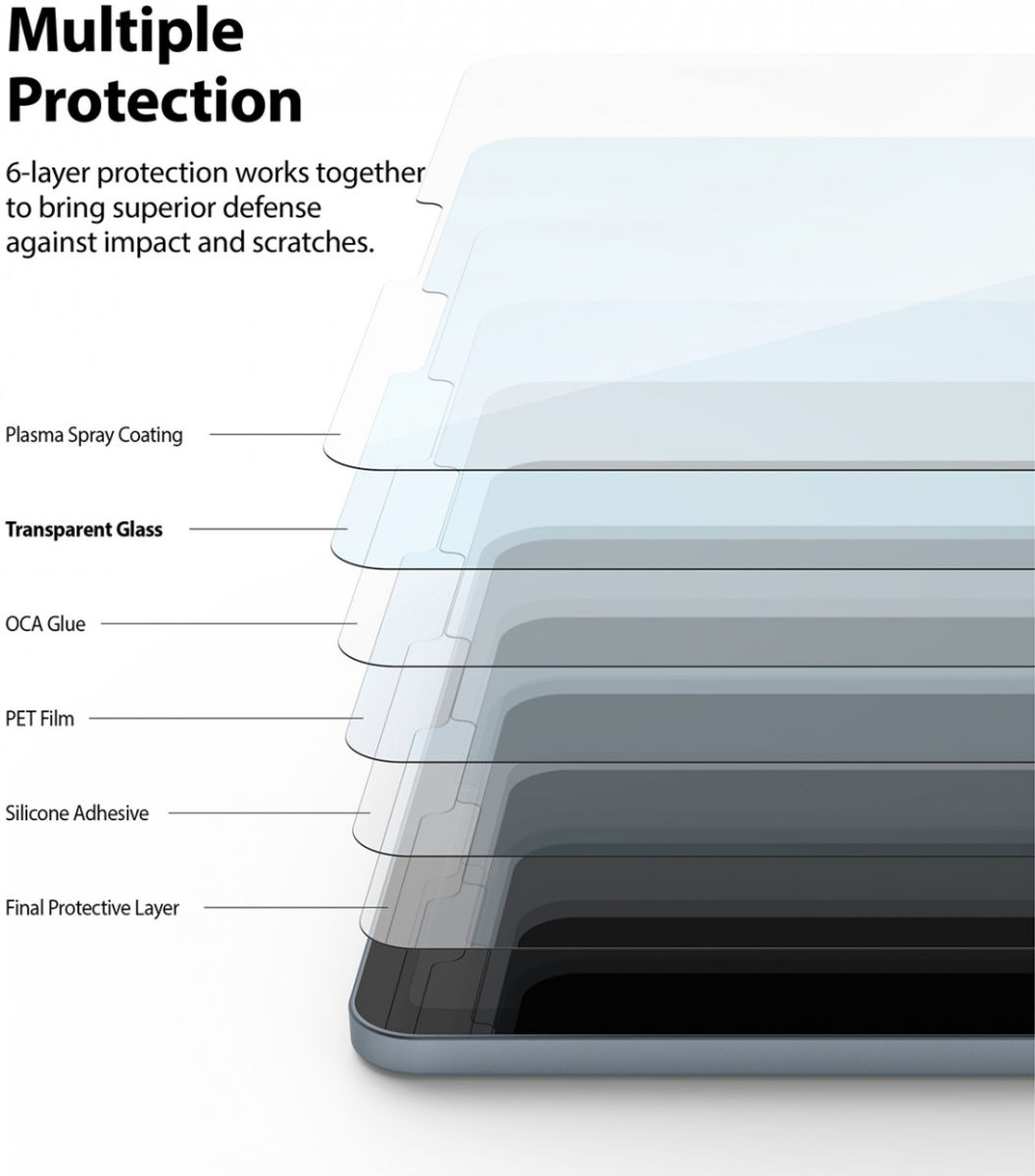 Ringke ID Glass Apple iPad Air 2020/2022 / Pro 11 Screenprotector afbeelding 3