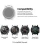 Ringke Rubber One Universeel Smartwatch 22MM Bandje Flexibel TPU Zwart