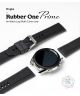 Ringke Rubber One Universeel Smartwatch 22MM Bandje Flexibel TPU Zwart