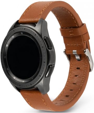 Ringke Leather One Universeel Smartwatch Bandje Leer 22MM Bruin Bandjes