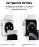 Ringke Leather One Classic Apple Watch 45MM / 44MM / 42MM Bandje Zwart
