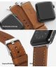Ringke Leather One Classic Apple Watch 45MM / 44MM / 42MM Bandje Zwart