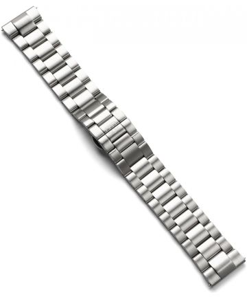 Ringke Metal One Universeel Smartwatch Bandje Metaal 22MM Zilver Bandjes