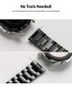 Ringke Metal One Universeel Smartwatch Bandje Metaal 20MM Zwart