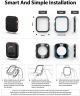 Ringke Full Frame Styling Apple Watch 44MM Case Roestvrij Staal Zwart