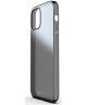 Nudient Glossy Thin Case iPhone 12 / 12 Pro Hoesje Transparant Zwart