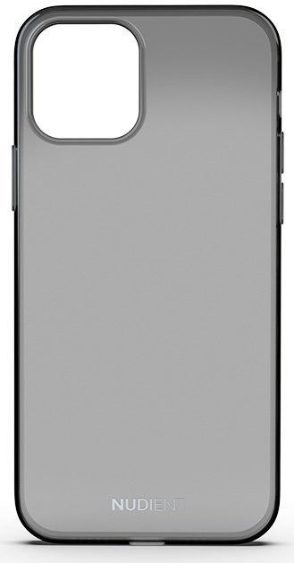 Nudient Glossy Thin Case iPhone 12 / 12 Pro Hoesje Transparant Zwart afbeelding 2