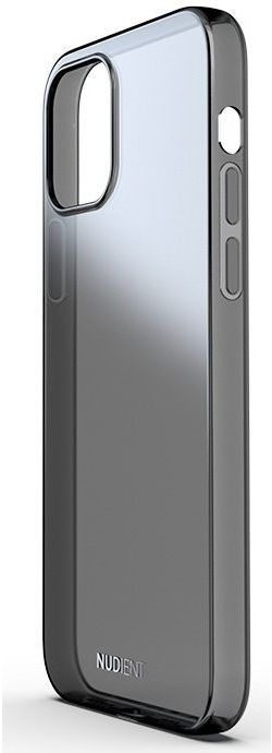 Nudient Glossy Thin Case iPhone 12 / 12 Pro Hoesje Transparant Zwart afbeelding 5
