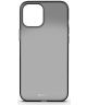 Nudient Glossy Thin Case iPhone 12 Pro Max Hoesje Transparant/Zwart