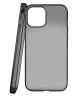 Nudient Glossy Thin Case iPhone 12 Pro Max Hoesje Transparant/Zwart