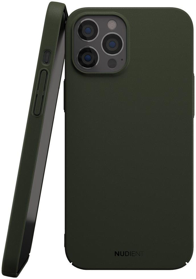 Nudient Thin Case V2 Apple iPhone 12 / 12 Pro Hoesje Back Cover Groen afbeelding 1