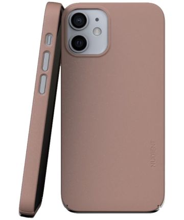 Nudient Thin Case V3 Apple iPhone 12 Mini Hoesje Back Cover Roze Hoesjes