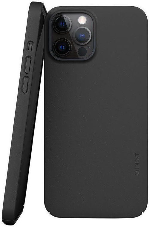 Nudient Thin Case V3 Apple iPhone 12 / 12 Pro Hoesje Back Cover Zwart afbeelding 1