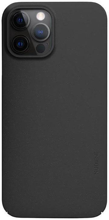 Nudient Thin Case V3 Apple iPhone 12 / 12 Pro Hoesje Back Cover Zwart afbeelding 2