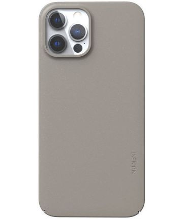 Nudient Thin Case V3 Apple Iphone 12 Pro Max Hoesje Back Cover Beige Gsmpunt Nl