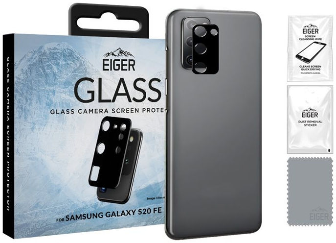 Eiger Samsung Galaxy S20 FE Camera Protector Tempered Glass 2.5D afbeelding 4