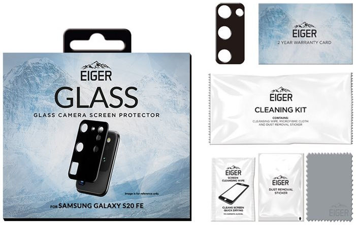 Eiger Samsung Galaxy S20 FE Camera Protector Tempered Glass 2.5D afbeelding 5
