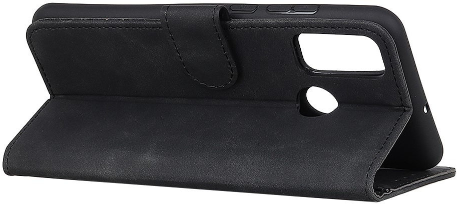 KHAZNEH Oppo A53 / A53s Hoesje Retro Wallet Book Case Zwart afbeelding 4