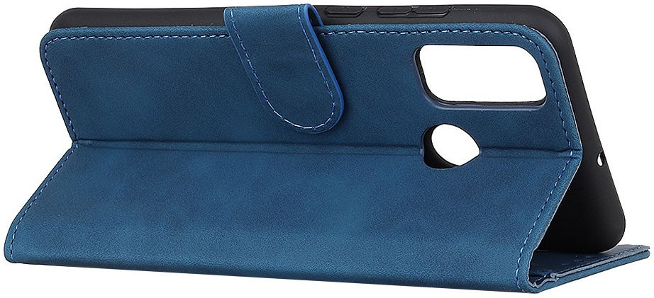 KHAZNEH Oppo A53 / A53s Hoesje Retro Wallet Book Case Blauw afbeelding 4