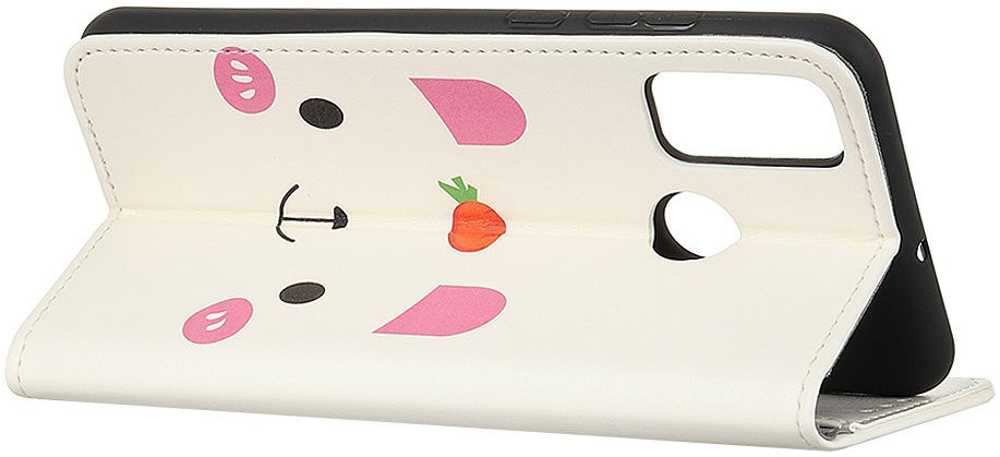 Oppo A53 / A53s Hoesje Book Case Portemonnee met Konijn Print afbeelding 3