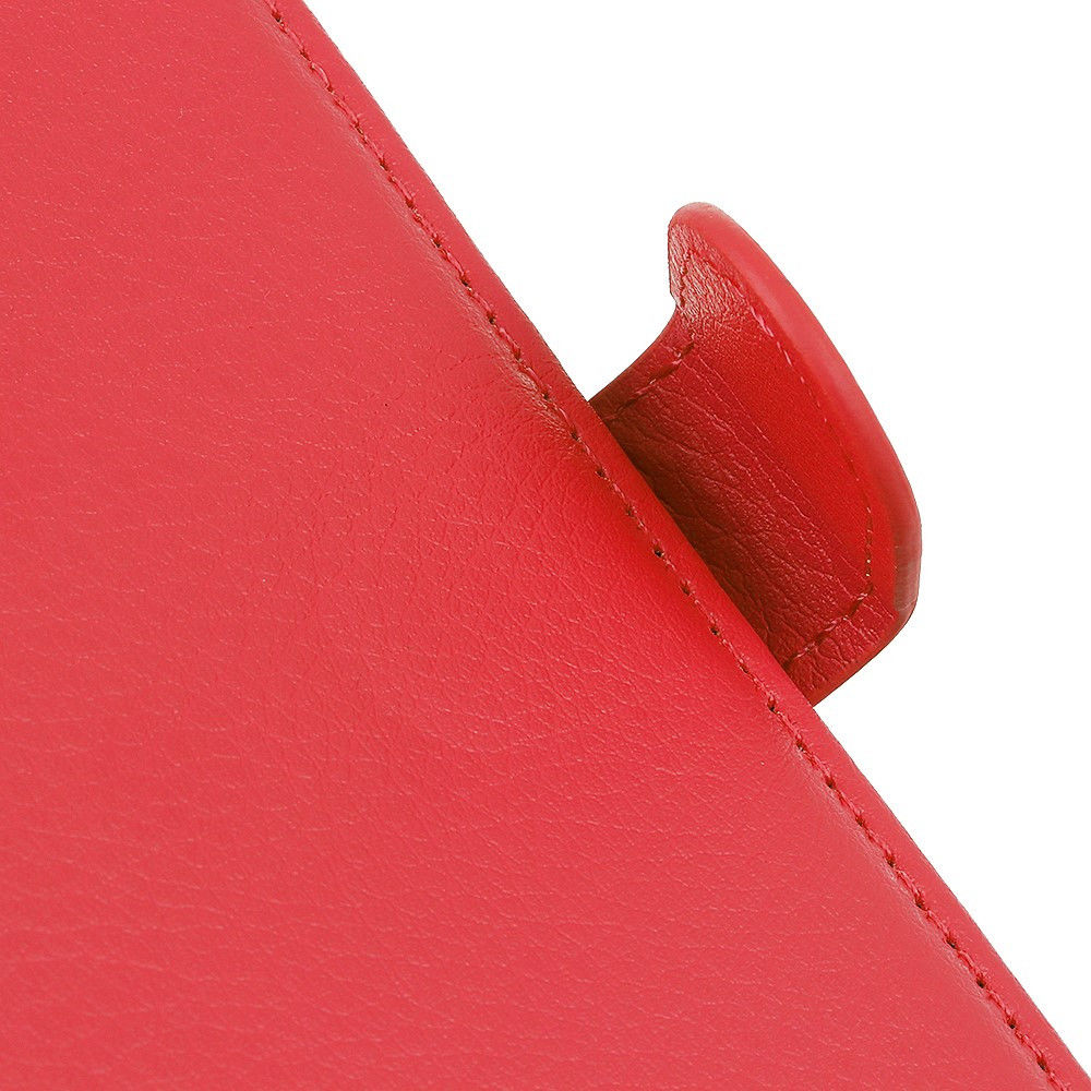 Oppo A53 / A53s Hoesje Litchi Skin Portemonnee Hoesje Rood afbeelding 7