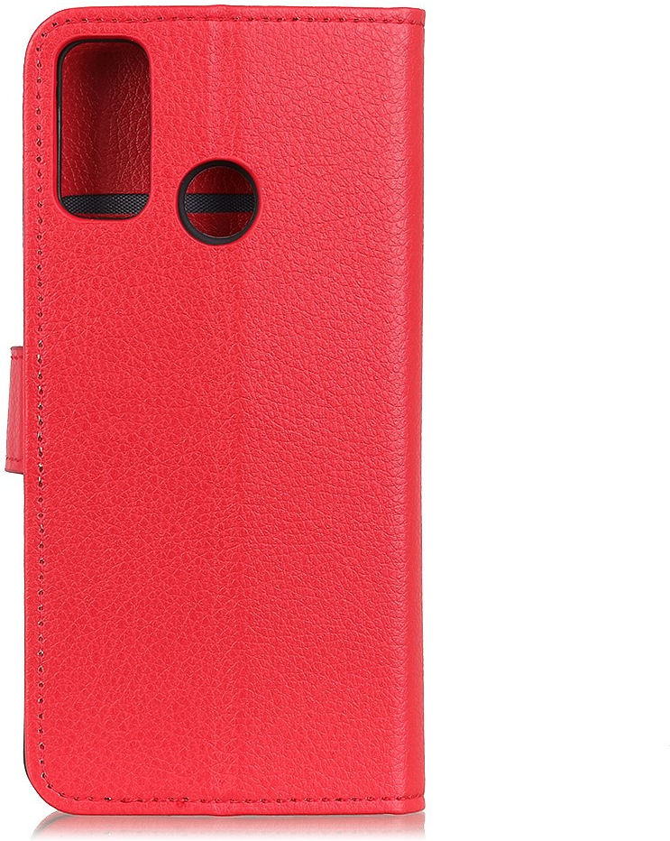 Oppo A53 / A53s Hoesje Litchi Skin Portemonnee Hoesje Rood afbeelding 8