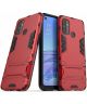 Oppo A53 / A53s Hoesje Hybride Back Cover met Kickstand Rood