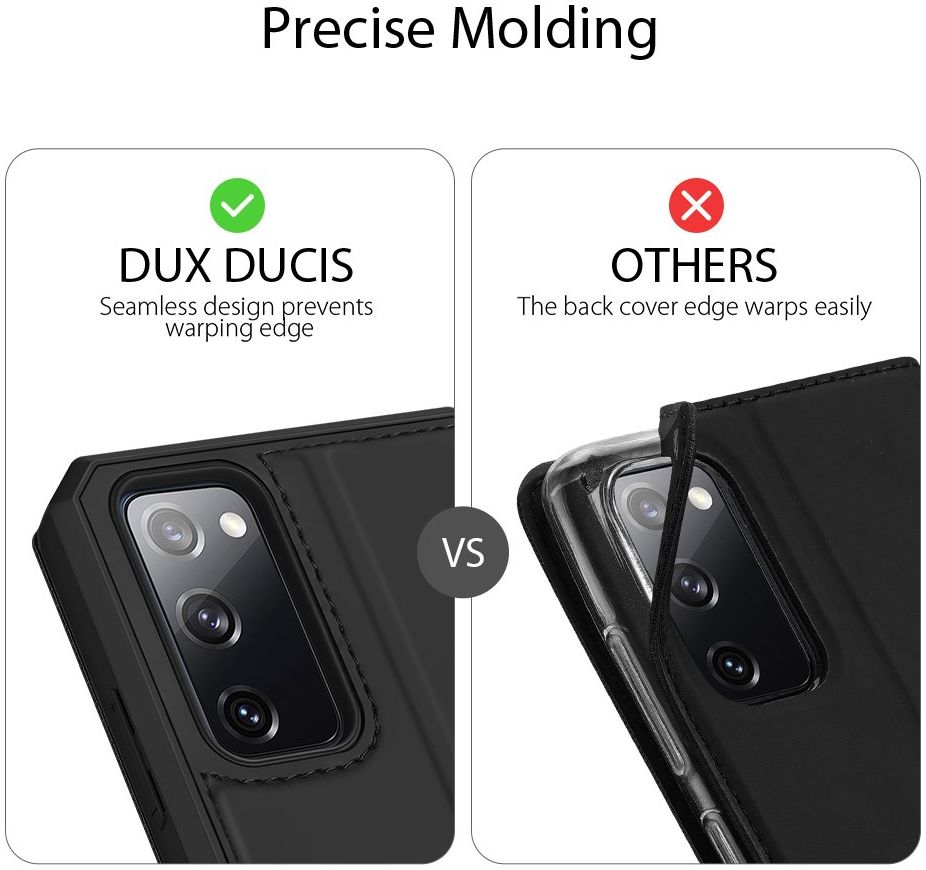 Dux Ducis Skin X Series Samsung Galaxy S20 FE Hoesje Zwart afbeelding 10